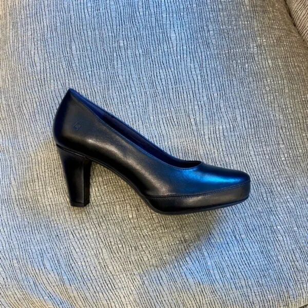 Escarpins dorking cuir noir 