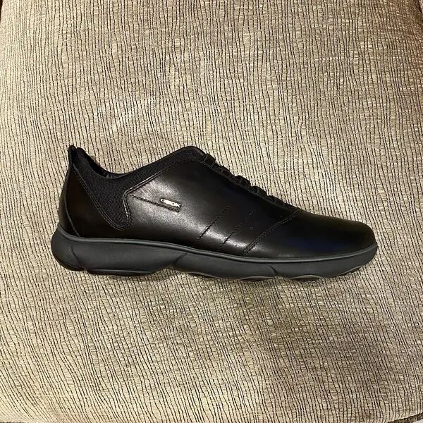 Baskets geox cuir noir 