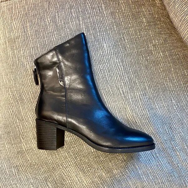 Bottines Karston cuir noir